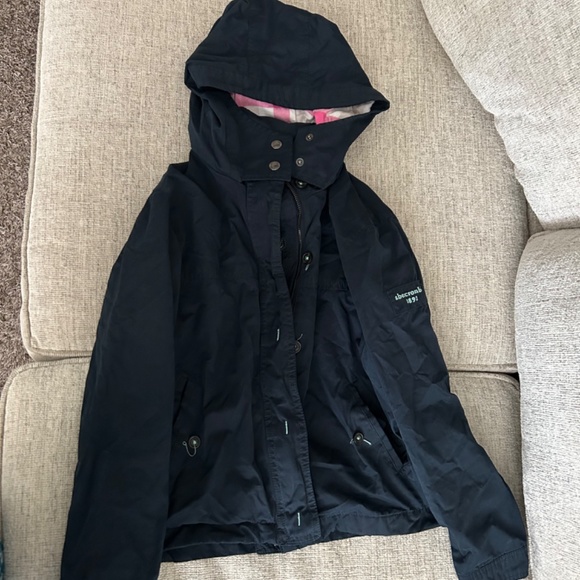 Abercrombie & Fitch Navy Jacket - Picture 2 of 3